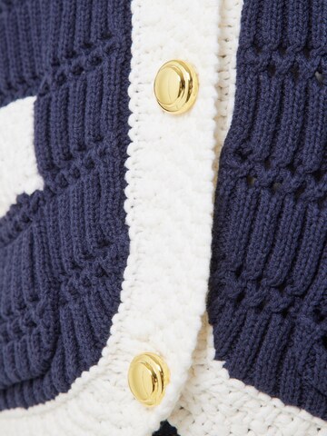 Derhy Knit cardigan 'PIA GILET MAILLE' in Blue