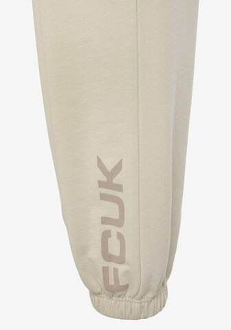 FCUK Tapered Pants in Beige
