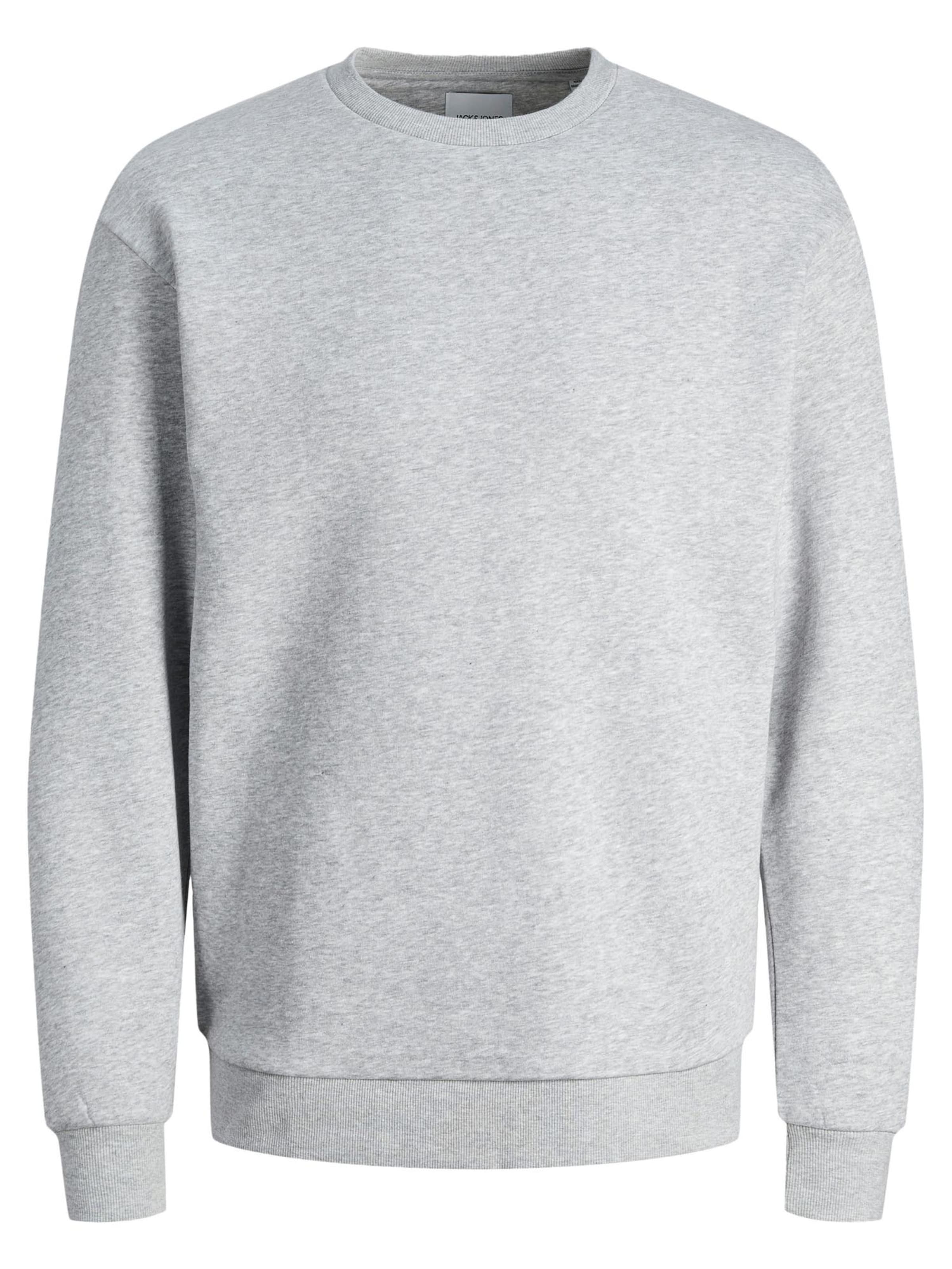 JACK & JONES Sweatshirt 'Bradley' in Grey: front