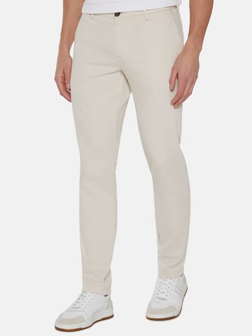 Slimfit Pantaloni di Boggi Milano in beige: frontale