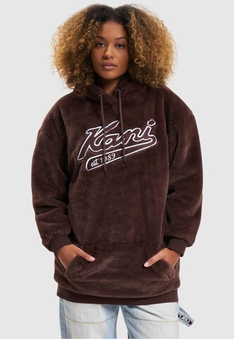 Karl Kani Sweatshirt 'Varsity' in Braun