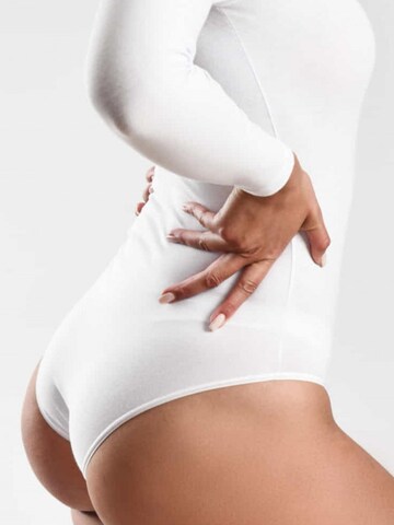 Body 'BASIC MAX Langarm Body Frauen 3er Pack' Maxte en blanc
