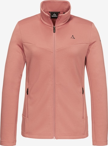 Veste en polaire Schöffel en rose : devant