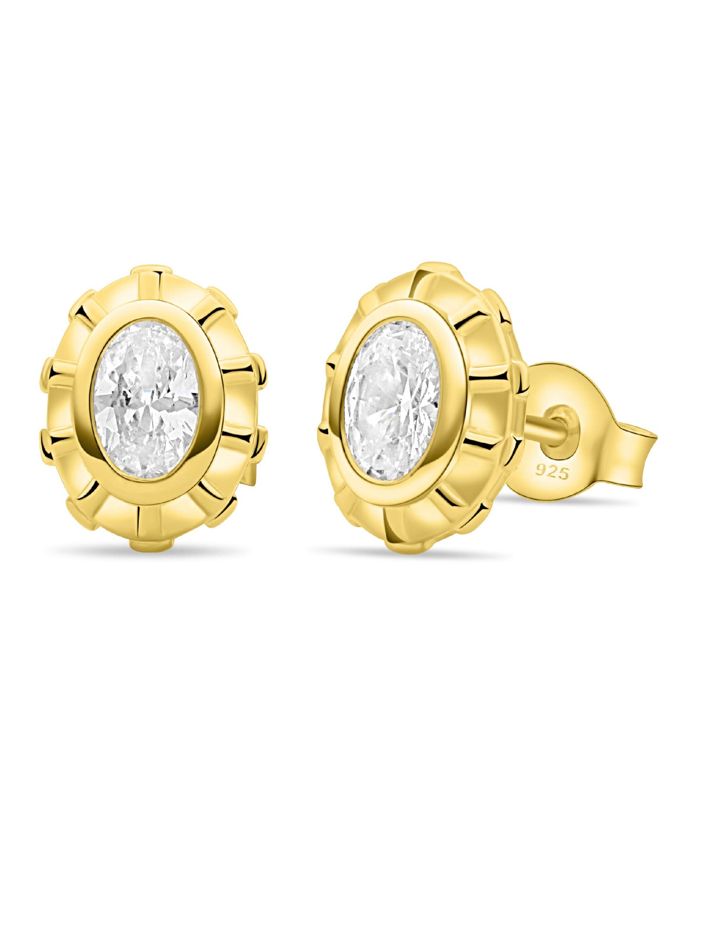 Tony Fein Ohrringe 'Oval'‌‌‌‌‌‌‌‌‌‌ in Gold