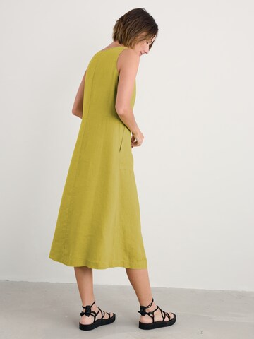 Seasalt Cornwall Jurk 'Grass Wave' in Groen