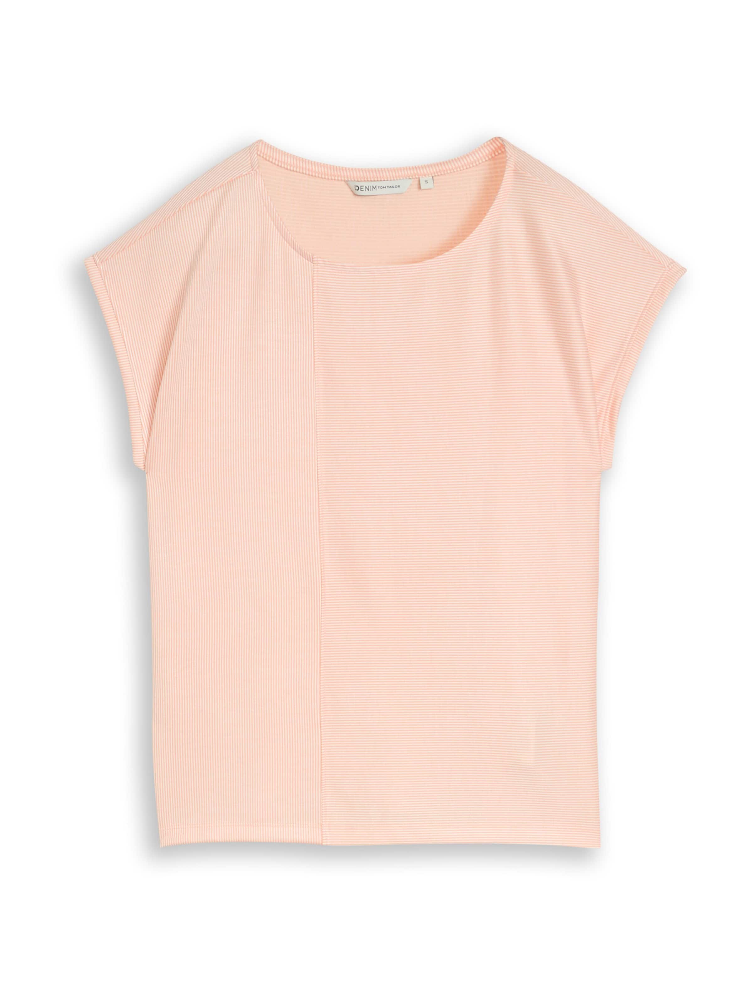 TOM TAILOR DENIM Koszulka w kolorze pomarańczowy: przód