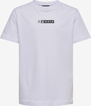 Hummel Shirt 'OFFGRID' in Wit: voorkant