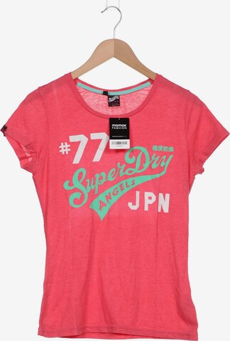 Superdry T-Shirt L in Pink: predná strana