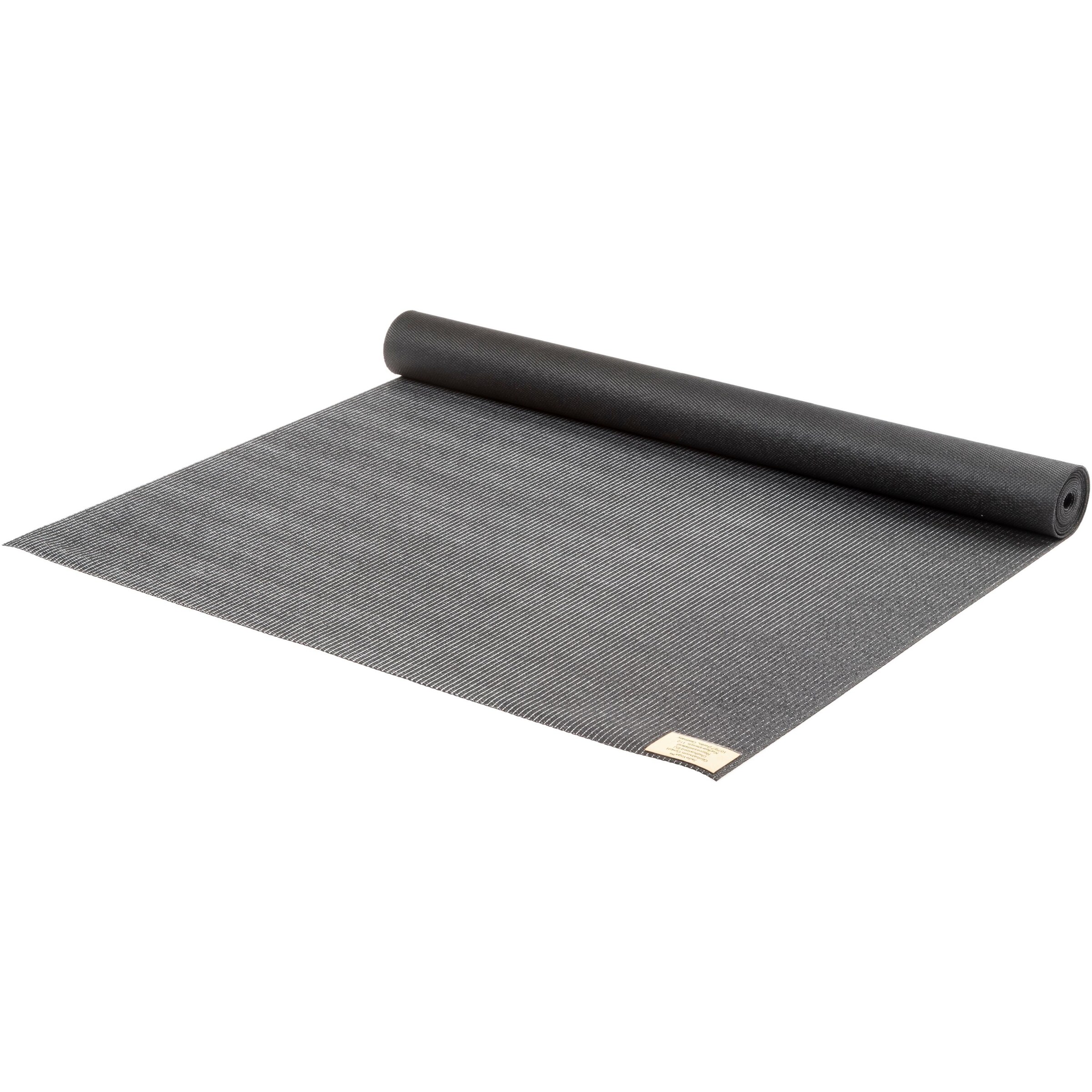 JADEYOGA Mat 'Voyager' in Black: front