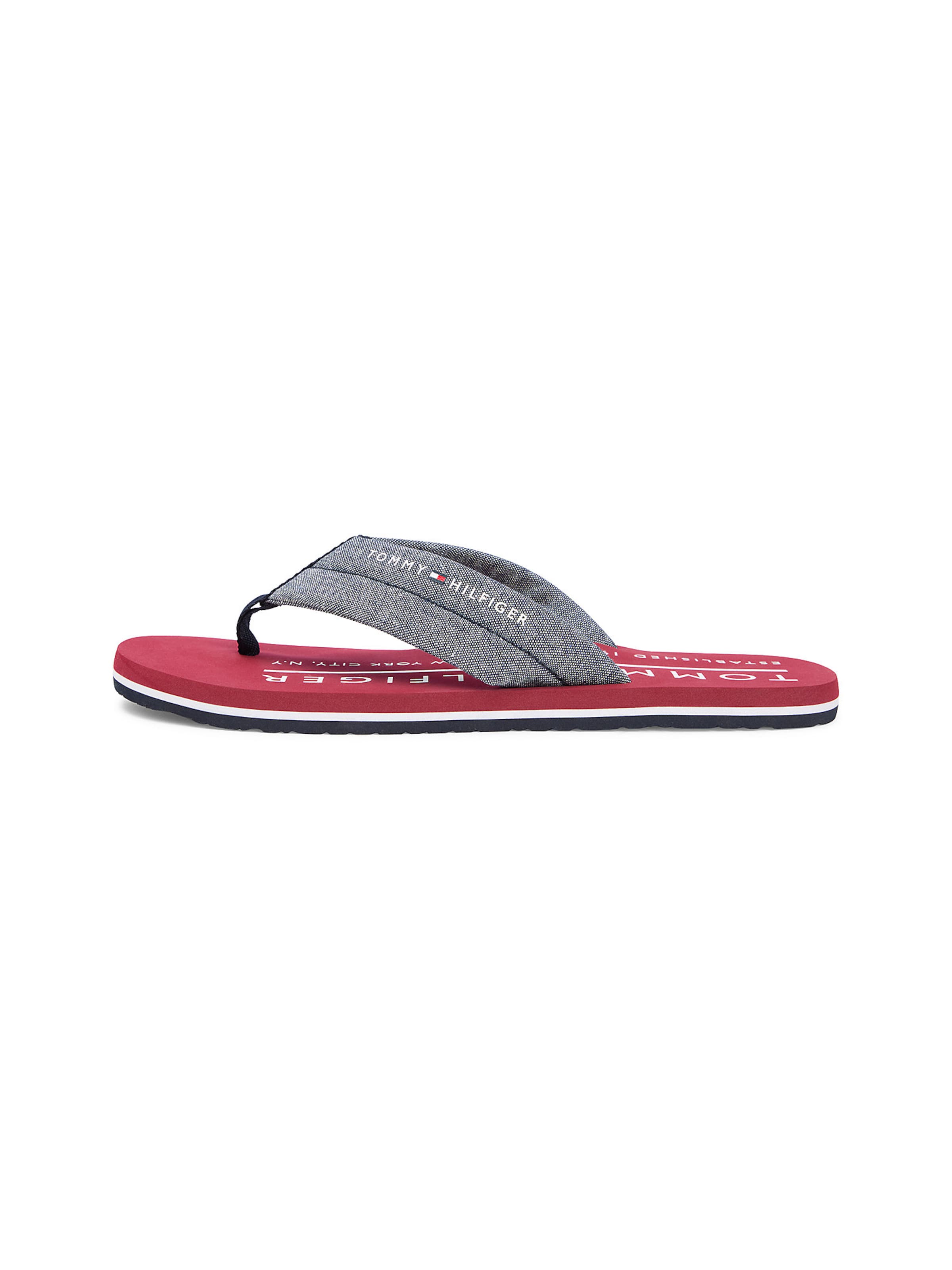 TOMMY HILFIGER Teenslippers in Blauw: voorkant