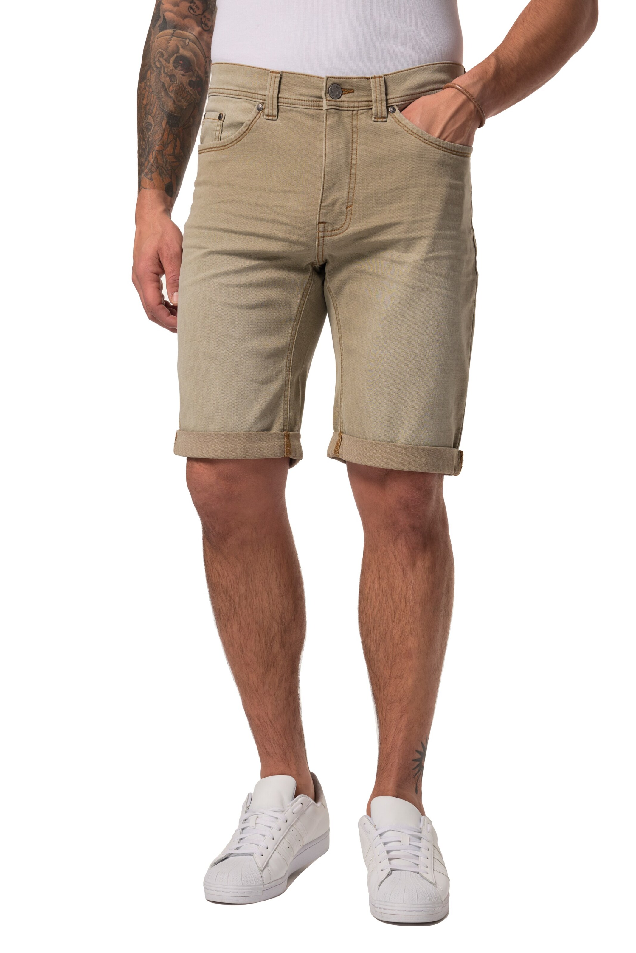 JP1880 Regular Hose 'Bermuda' in Beige: Vorderseite
