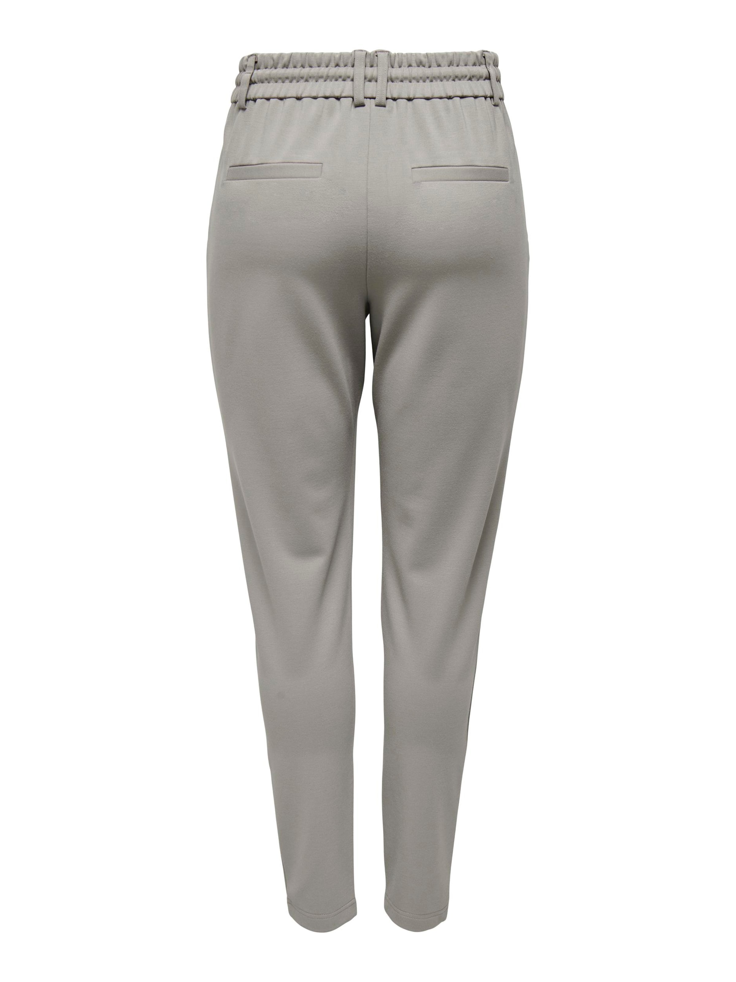 ONLY Slimfit Kalhoty se sklady v pase 'ONLPoptrash' – šedá
