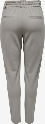 ONLY Slim fit Pleat-Front Pants 'Poptrash' in Grey