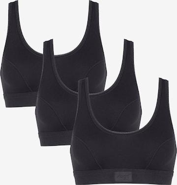 SLOGGI - Camiseta térmica 'Double Comfort' en negro: frente