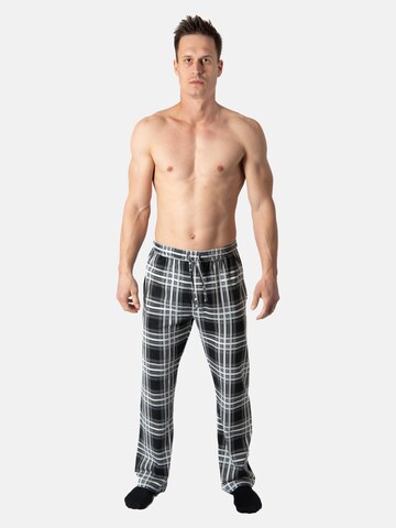 PANTONECLO Pajamas long 'Pantoneclo Men’s Night Wear Long Pajama- 2 PCS' in Black