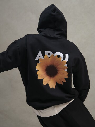 ABOJ ADEJ Sweatshirt 'Afabet' (GOTS) in Schwarz