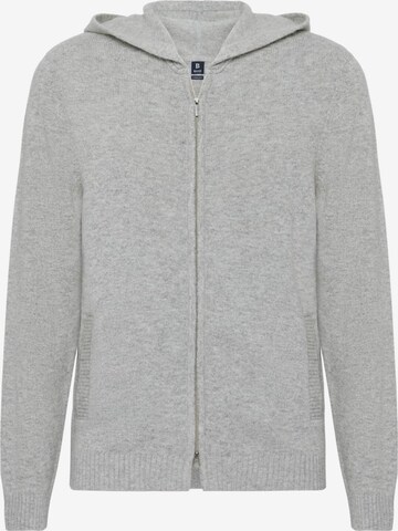 Boggi Milano Knit Cardigan in Grey: front