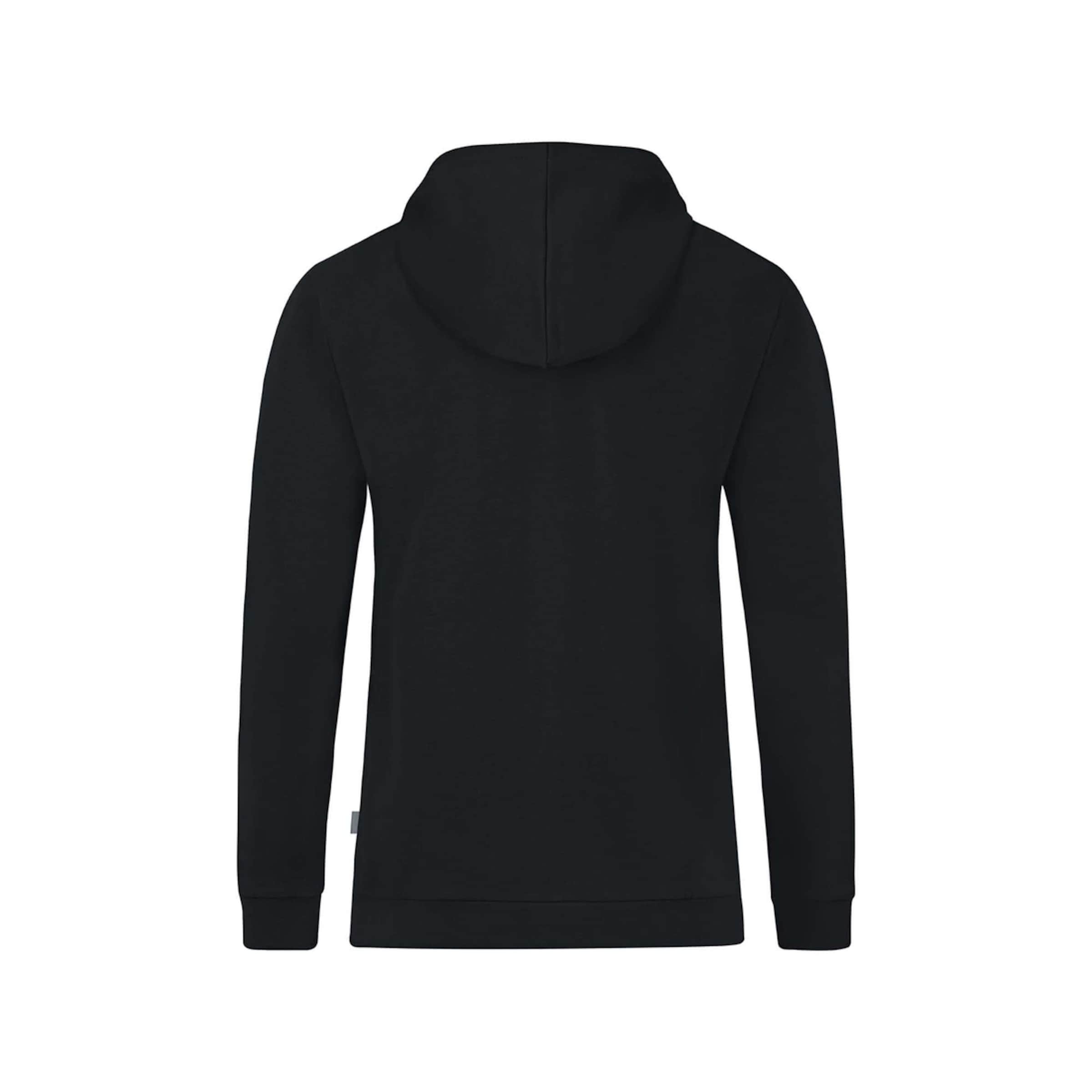 JAKO Athletic Zip-Up Hoodie in Black
