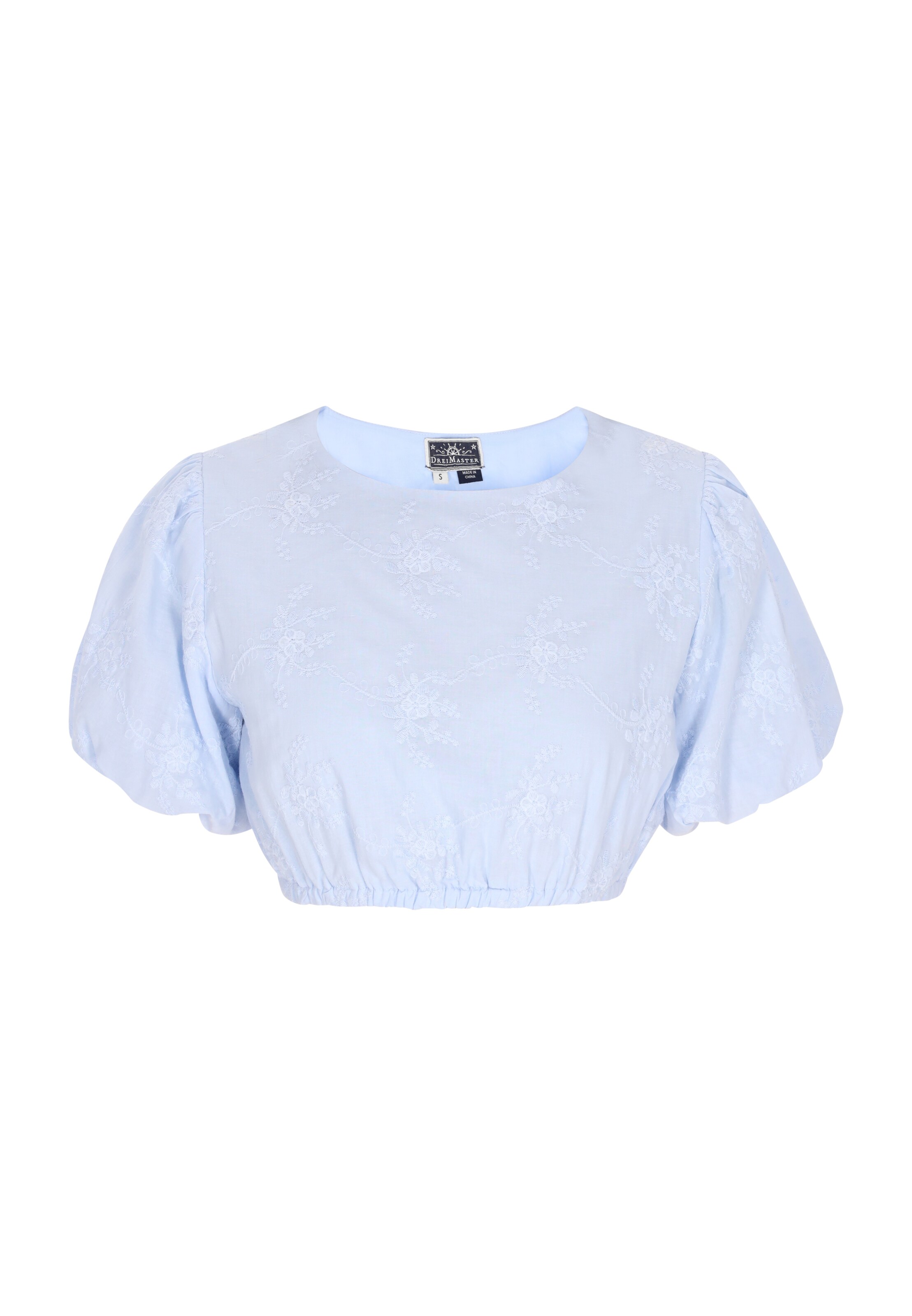 DreiMaster Maritim Blouse in Blauw: voorkant