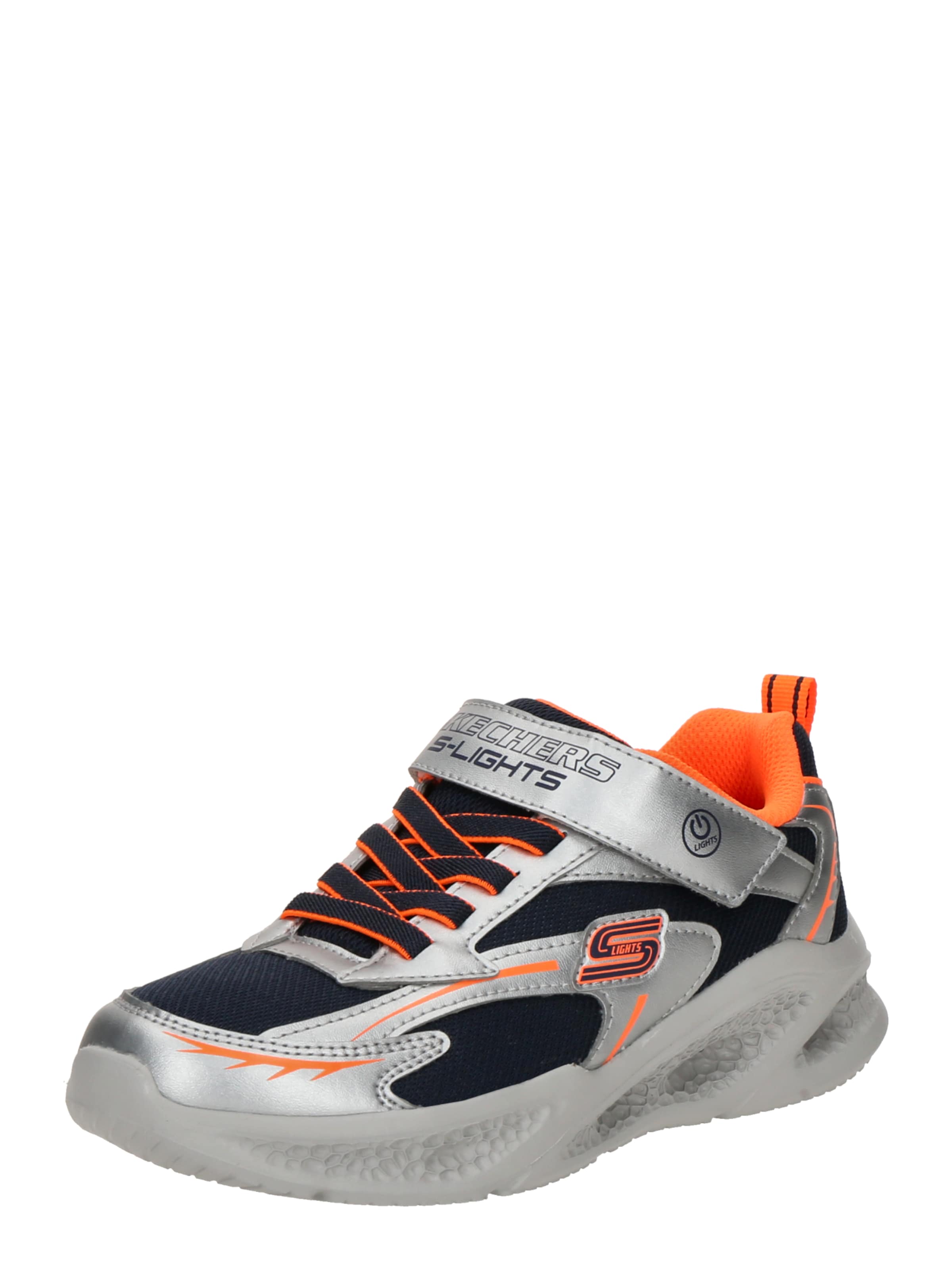 SKECHERS Сникърси 'METEOR-LIGHTS' в сребърно: отпред