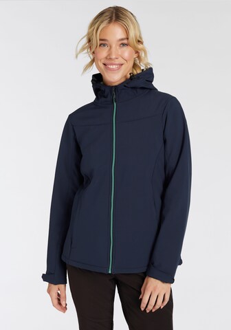 KILLTEC Outdoorjacke in Schwarz: Vorderseite