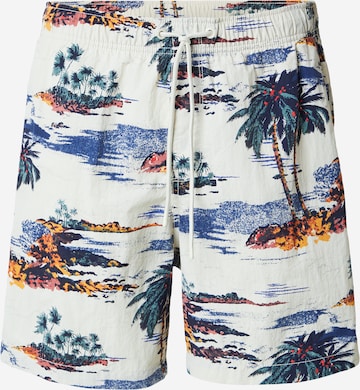 GAPLoosefit Kupaće hlače - bijela boja: prednji dio