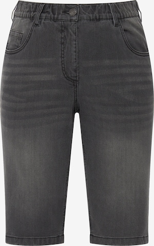 Coupe slim Jean Ulla Popken en gris : devant