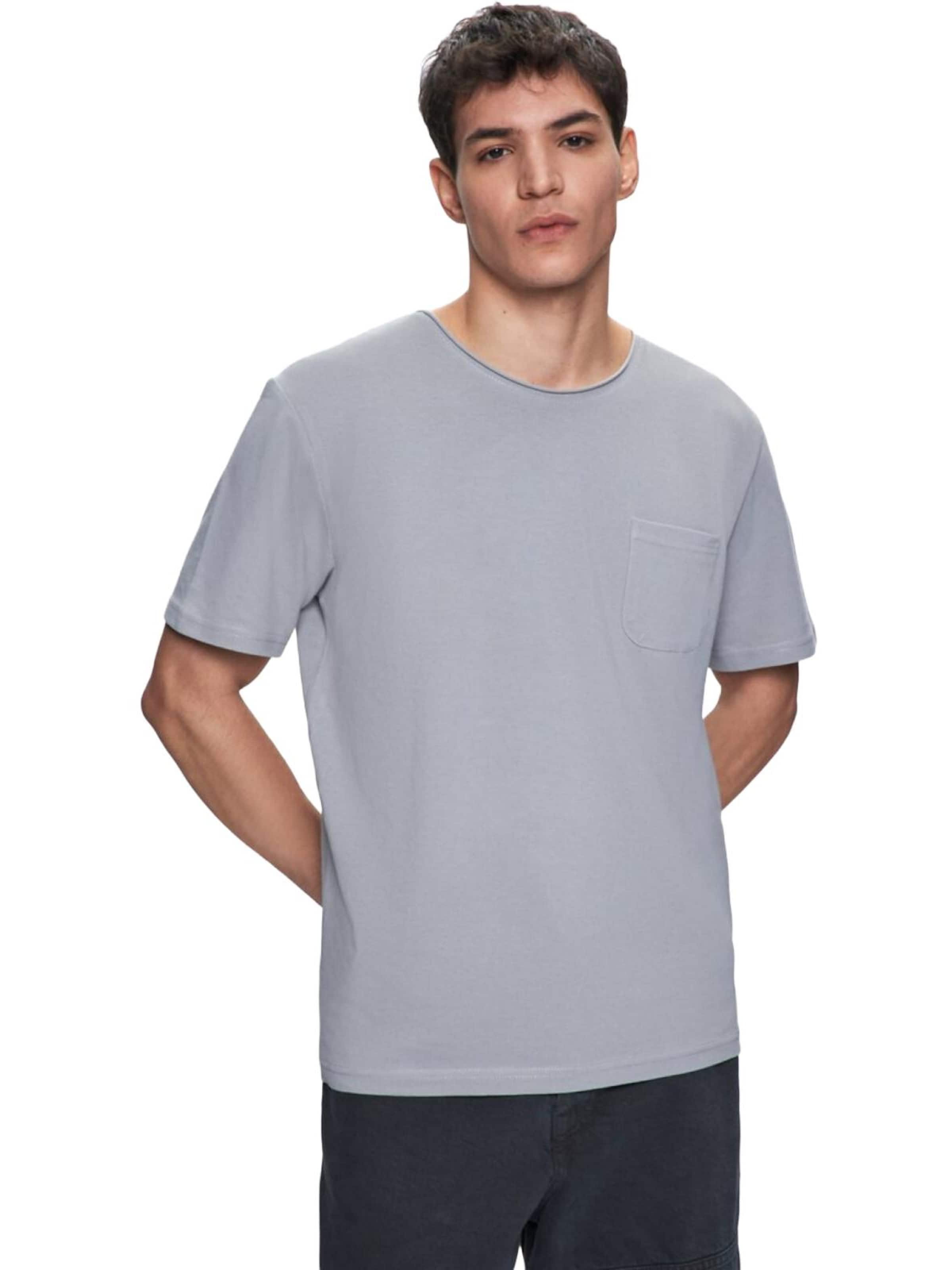 LTB Jeans - Camiseta 'LTB Jeans Herren-Piqué-T-Shirt' en gris: frente