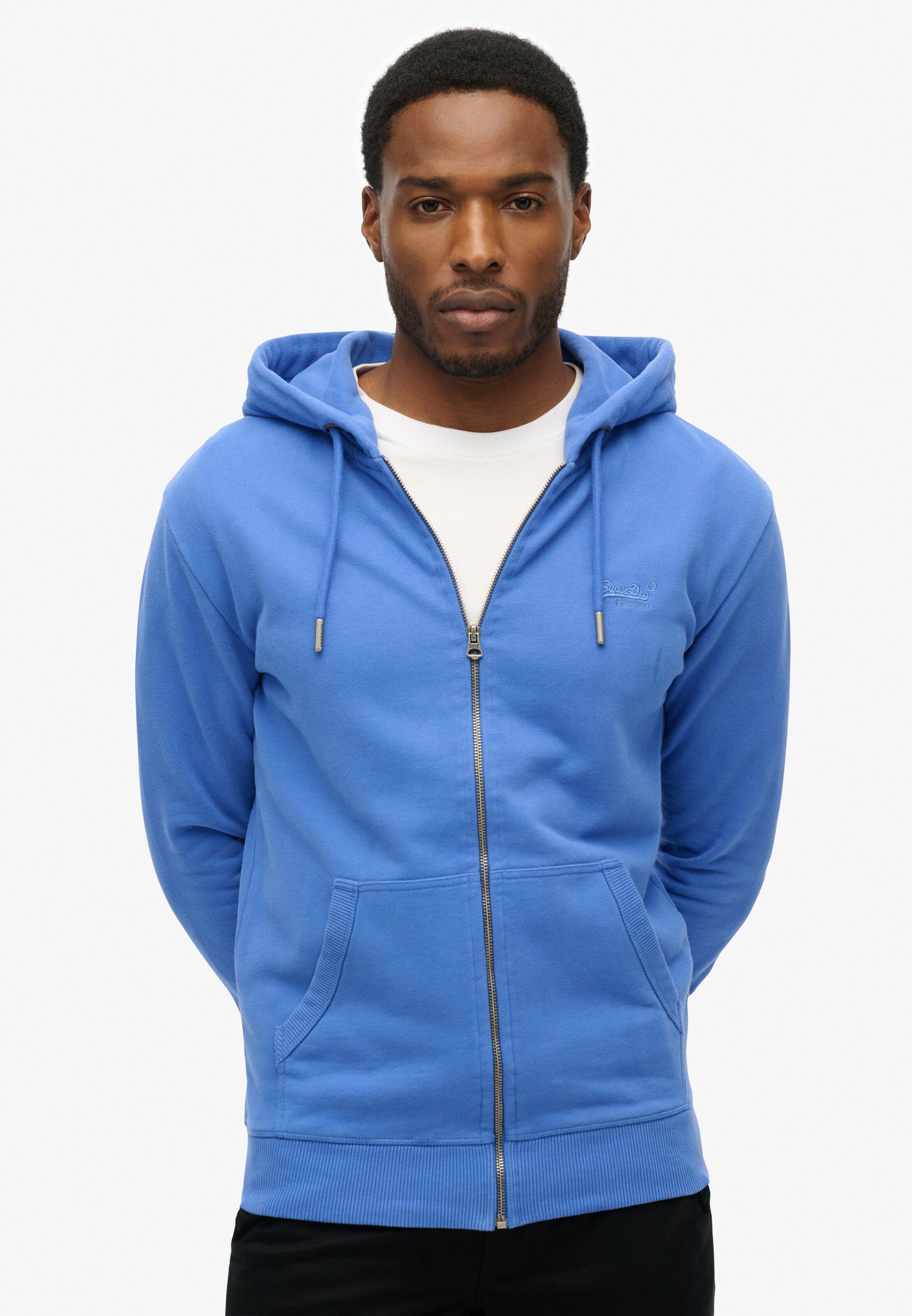 Veste de survêtement 'Essential' Superdry en bleu