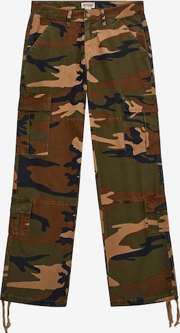 GUESS Loose fit Cargo Pants in Green: front