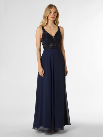 Luxuar Fashion Evening Dress ' ' in Blue: front