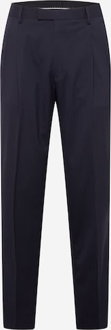 Tiger of Sweden Regular Trousers with creases 'TROLOSA' in Blue: front