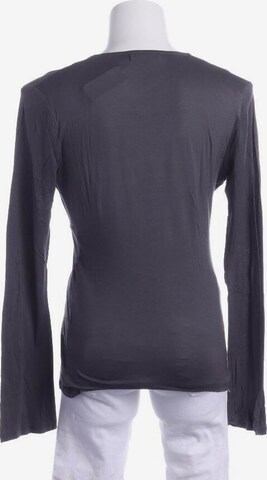 Velvet Shirt langarm S in Grau