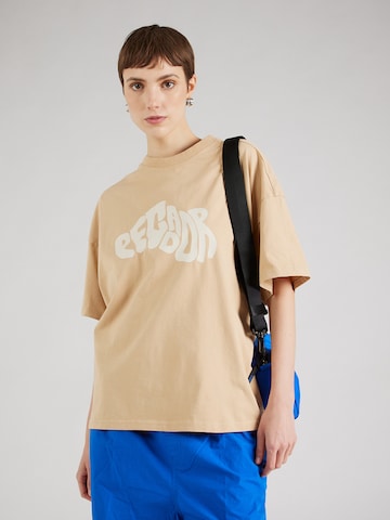 T-shirt 'PALUMA' Pegador en beige : devant