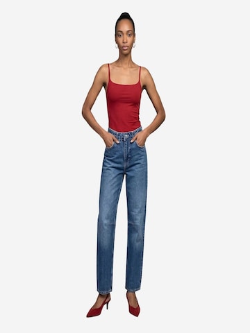 Dilvin - Blusa 'Blusen' em vermelho