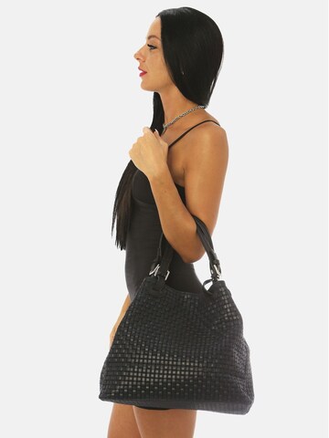 CHICCA BORSE Handbag in Blue: front