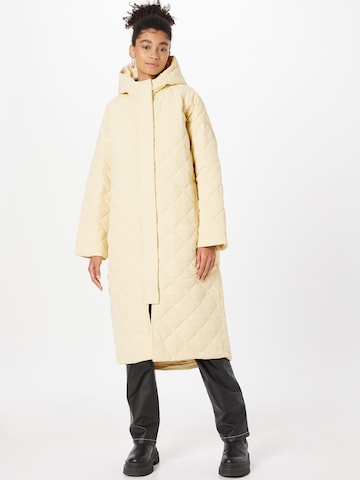 Monki Ανοιξιάτικο και φθινοπωρινό παλτό σε κίτρινο: μπροστά