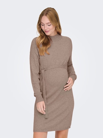 Abito di Only Maternity in marrone: frontale