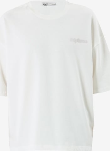 VAMOS CLO Tričko - Biela: predná strana