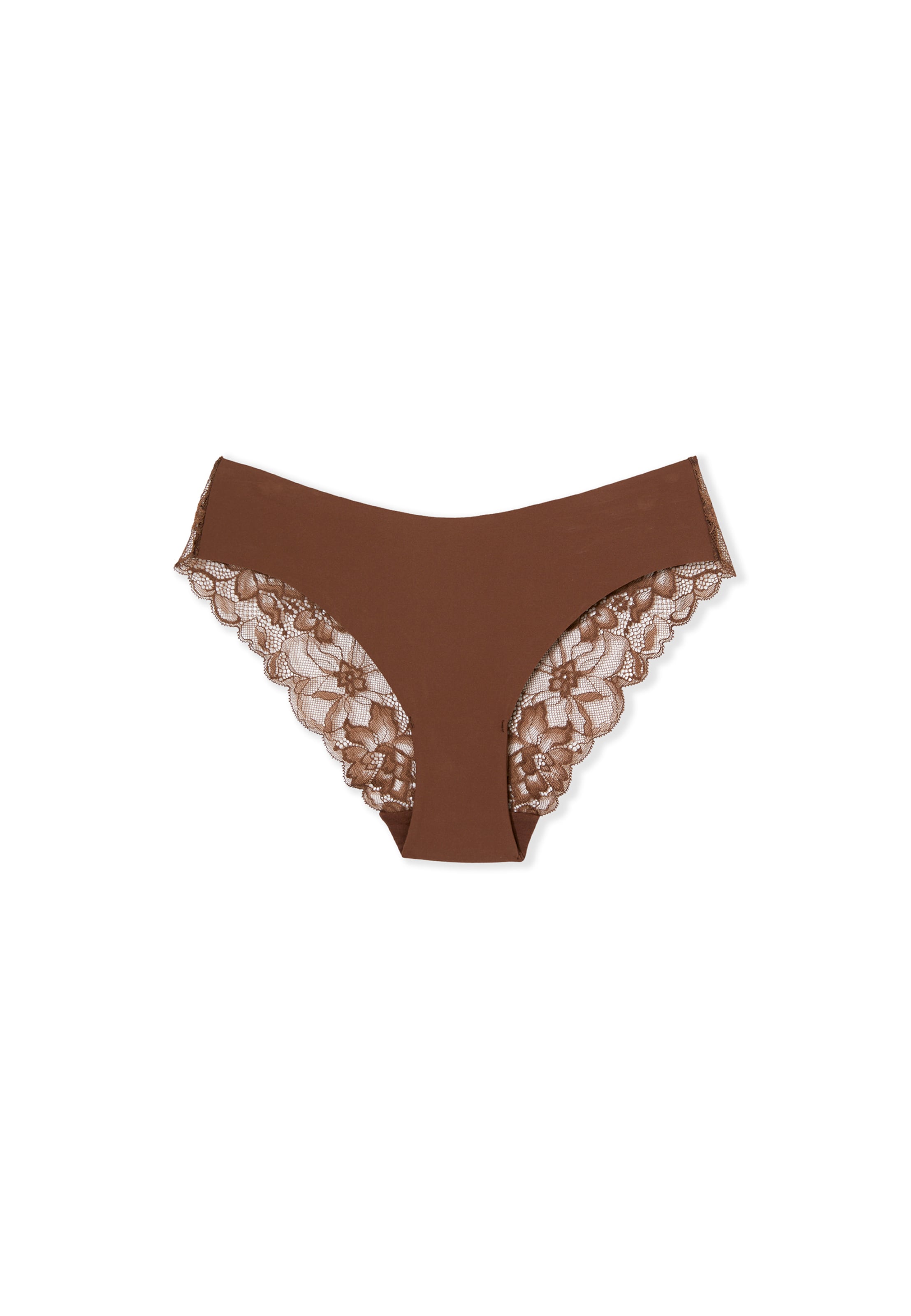 Slip 'Douce' ETAM en marron : devant