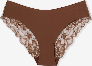 Slip 'Douce' ETAM en marron : devant