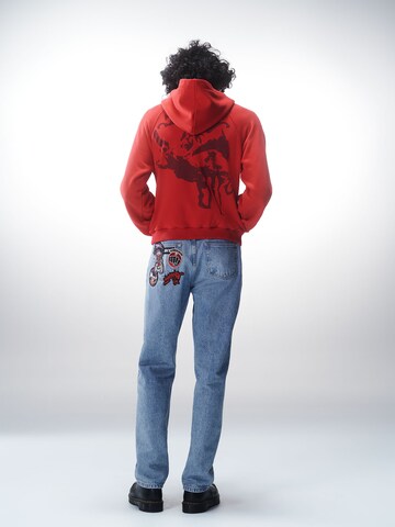 Luka Sabbat for ABOUT YOU Sweatshirt 'Lino' in Rot