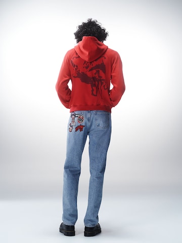 Luka Sabbat for ABOUT YOU Sweatshirt 'Lino' in Rood