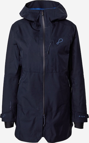 PYUA Outdoor Jacket in Blue: front