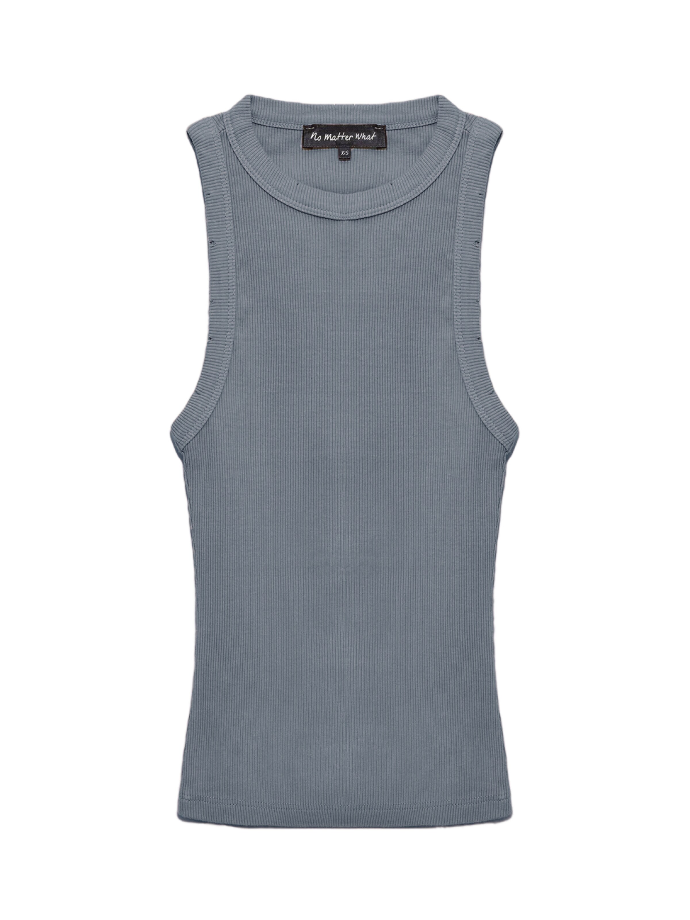 No Matter What Top in Grijs: voorkant