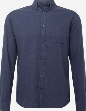 Cotton On Button Up Shirt 'Brunswick' in Blue: front