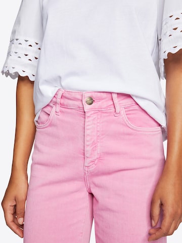 Rich & Royal Zvonové kalhoty Džíny – pink