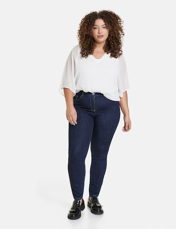 SAMOON Slimfit Jeans 'Betty' in Blauw