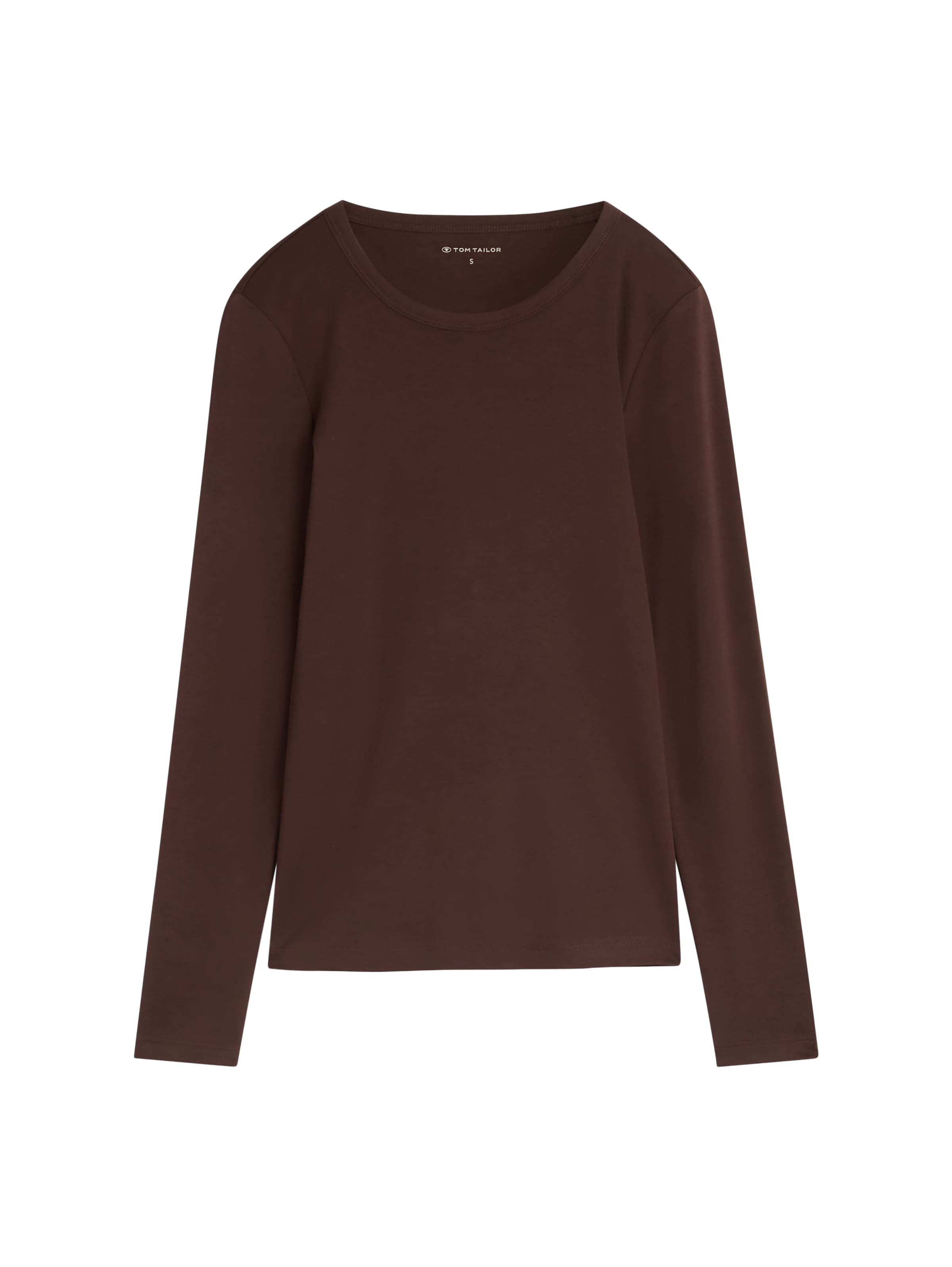 T-shirt TOM TAILOR en marron : devant