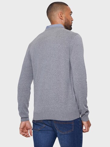 Threadbare Pullover 'Gibbs' in Grau